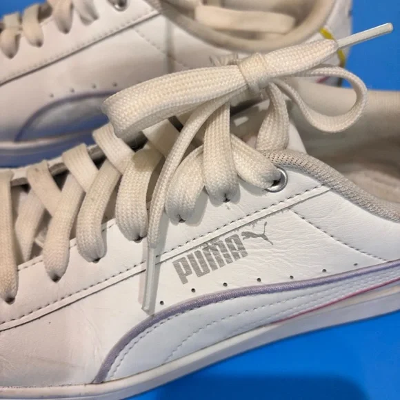 Puma Women’s Classic White Sneakers - Picture 4 of 11